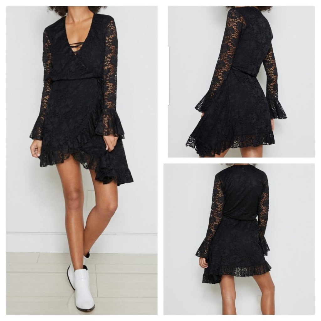 We Are Hah Wrap Star Dress